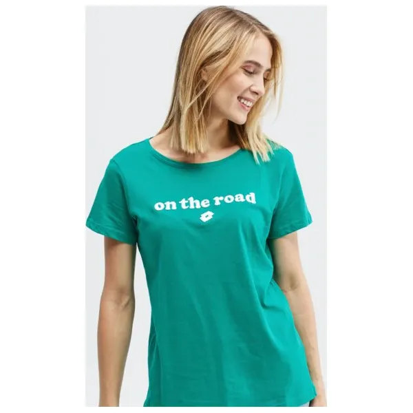 Lotto Koszulka Kabosu , zielony, rozmiar L. Zielone t-shirty damskie Lotto, l, z aplikacjami, z bawełny, klasyczne, bez kołnierzyka. Za 39.99 zł.