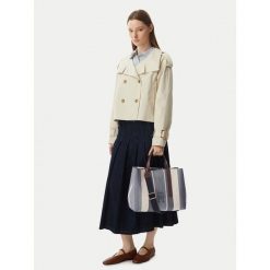 Torebka Tommy Hilfiger. Niebieskie torebki do ręki damskie Tommy Hilfiger, bez wzorów, klasyczne, bez dodatków. Za 849.99 zł.