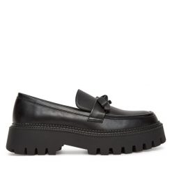 Loafersy DeeZee. Czarne mokasyny damskie DeeZee. Za 139.99 zł.