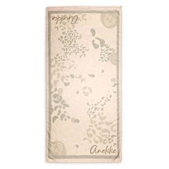 Szal damski Anekke, wykonany z lekkiego materiału tekstylnego elegancki i wzorzysty, beżowy, 42480-061. Brązowe szaliki i chusty damskie Anekke, bez wzorów, eleganckie. Za 119.00 zł.