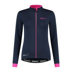 Koszulka rowerowa damska Rogelli ESSENTIAL z długim rękawem, ocieplana. Czerwone bluzy sportowe damskie Rogelli, m, bez wzorów, bez kołnierzyka, bez ramiączek, rowerowe. Za 304.00 zł.