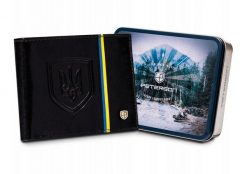 Portfel skórzany Peterson [DH] PTN 1517-P-UP UA-BLA czarny. Czarne portfele męskie Peterson, bez wzorów, z nubiku. Za 99.99 zł.