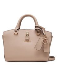 Guess Torebka HWVG96 55760 Beżowy. Brązowe torebki do ręki damskie Guess, z aplikacjami, ze skóry, bez dodatków. Za 409.99 zł.