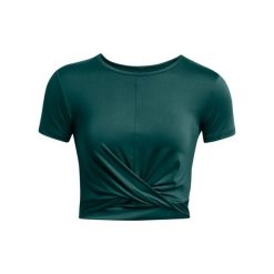 Damski crop top Under Armour Motion Crossover. Białe obuwie sportowe damskie Under Armour, bez wzorów, rowerowe. W wyprzedaży za 132.90 zł.
