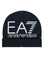 EA7 Emporio Armani Czapka 7X000006 AF11994 MB005 Niebieski. Niebieskie rękawiczki męskie EA7 Emporio Armani, na zimę, bez wzorów. Za 149.99 zł.