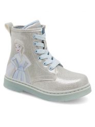 Frozen Kozaki CM-AW22-054DFR Srebrny. Szare buty zimowe dziewczęce Frozen, bez wzorów, z tworzywa sztucznego, bez zapięcia. Za 119.99 zł.