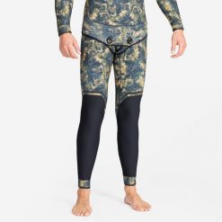 Spodnie do łowiectwa podwodnego męskie Subea SPF 900+ camo z neoprenu 5 mm. Zielone buty sportowe męskie SUBEA, m, bez wzorów, z neoprenu. Za 449.99 zł.