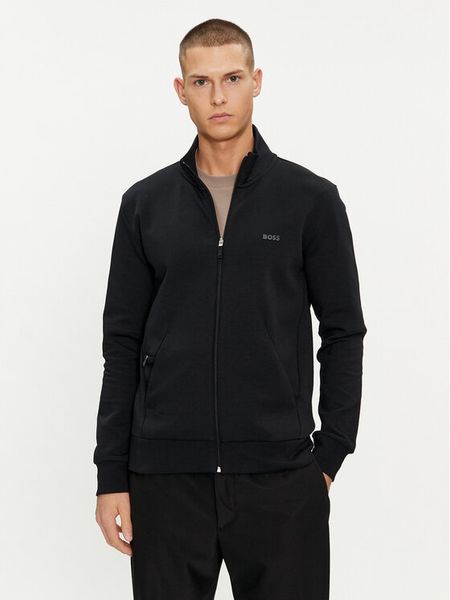 Boss Bluza Skaz 50506152 Czarny Regular Fit. Czarne bluzy męskie Boss, m, bez wzorów, z bawełny, bez kaptura. Za 479.99 zł.