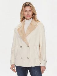 Guess Kożuch Sabrina W4RL37 WFZV0 Beżowy Regular Fit. Brązowe płaszcze damskie Guess, xl, z aplikacjami, z syntetyku, bez kaptura. Za 989.99 zł.