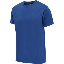 Koszulka Hummel Red Basic. Niebieskie buty sportowe męskie Hummel, s, bez wzorów, z bawełny, bez kołnierzyka, bez ramiączek, na fitness i siłownię. Za 60.00 zł.