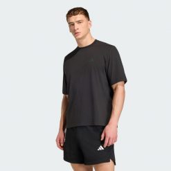 Koszulka D4T PrimeLift Essentials Workout Graphics. Czarne buty sportowe męskie Adidas, bez zapięcia, na fitness i siłownię, climacool (adidas). Za 179.00 zł.