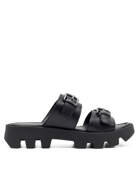 Lasocki Klapki BARI ARC-HANKA-01 Czarny. Czarne klapki damskie Lasocki, bez wzorów, ze skóry, bez obcasa. Za 159.99 zł.