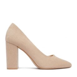 Czółenka JENNY. Brązowe czółenka damskie Jenny, bez wzorów, bez obcasa, bez zapięcia. Za 119.99 zł.