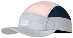 Czapka z daszkiem biegowa unisex Buff 5 Panels Light Grey ochrona UV. Szare czapki i kapelusze damskie Buff, bez wzorów, z elastanu, retro. Za 124.90 zł.