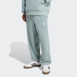 Spodnie ALL SZN French Terry Washed Loose. Zielone buty sportowe męskie Adidas, z tkaniny, bez zapięcia, na fitness i siłownię. Za 279.00 zł.