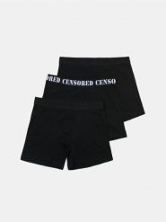 Bawełniane bokserki Long 3 pack - czarny. Czarne bokserki męskie Sinsay, l, bez wzorów, z bawełny. Za 39.99 zł.