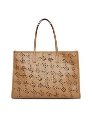 Tommy Hilfiger Torebka Th City AW0AW17501 Brązowy. Brązowe torebki do ręki damskie Tommy Hilfiger, bez wzorów, ze skóry, bez dodatków. Za 479.99 zł.
