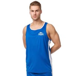 Tank top Lonsdale Amateur. Niebieskie t-shirty męskie Lonsdale, bez wzorów, sportowe, bez kołnierzyka. Za 152.00 zł.