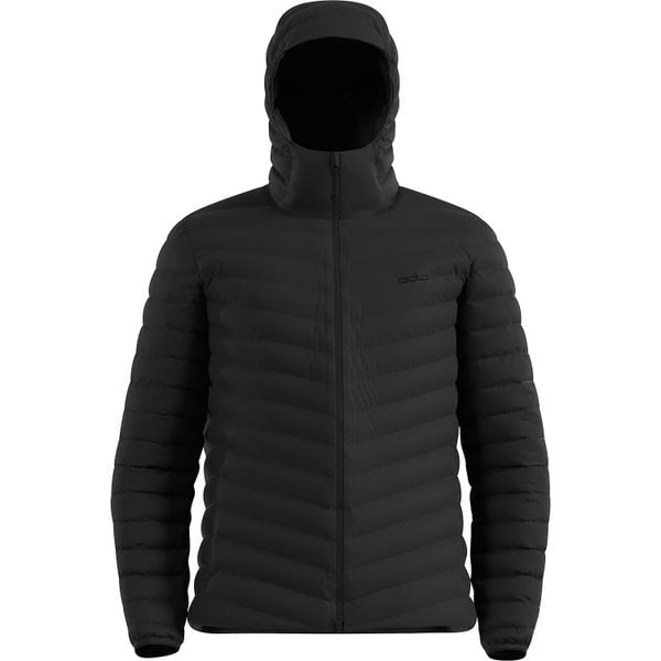 Kurtka puchowa Odlo Jacket insulated X-ALP PACKABLE DOWN. Czarne kurtki męskie Odlo, l, bez wzorów, z elastanu, z kapturem. Za 1,169.99 zł.