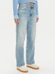 Tommy Jeans Jeansy Betsy DW0DW19610 Niebieski Loose Fit. Niebieskie jeansy damskie Tommy Jeans. Za 449.99 zł.