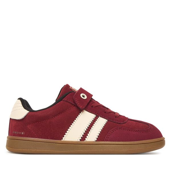 Sneakersy Mayoral. Czerwone trampki i tenisówki chłopięce Mayoral, bez wzorów, bez zapięcia. Za 209.99 zł.