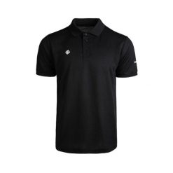 Koszulka polo PALERMO, oddychająca i szybkoschnąca techniczna koszulka polo do u. Czarne koszulki polo męskie IZAS, m, bez wzorów, z materiału, sportowe, bez ramiączek. W wyprzedaży za 121.70 zł.