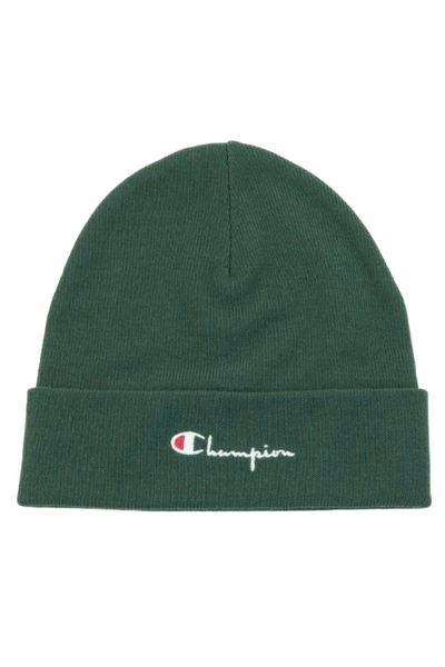 Czapka dla dorosłych Champion Beanie. Zielone czapki i kapelusze męskie Champion, bez wzorów, z materiału. Za 58.65 zł.