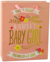 Torba Prezentowa Na Narodziny Baby Shower Dla Dziewczynki 32 x 26 x 12 cm. Torby i plecaki dziecięce LEAN. Za 8.46 zł.