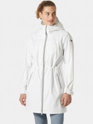 Płaszcz Przeciwdeszczowy Damski Helly Hansen W Westport. Białe płaszcze damskie Helly Hansen, xs, bez wzorów, z materiału, długie, bez kaptura. Za 839.00 zł.