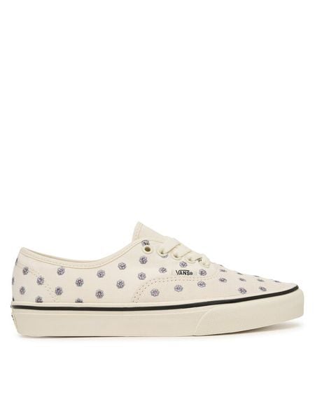 Vans Tenisówki Authentic VN000EADCD31 Écru. Białe trampki i tenisówki damskie Vans, bez wzorów, z materiału, bez zapięcia. Za 350.99 zł.