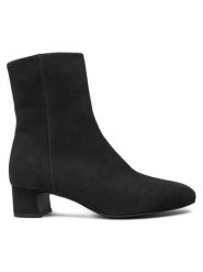 Balagan Botki BALAGAN-STAV CZARNY NUBUK Czarny. Czarne botki damskie BALAGAN, z nubiku, bez obcasa, na słupku, bez zapięcia. Za 679.99 zł.