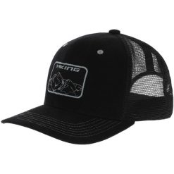 Czapka z daszkiem męska Viking Track. Czarne czapki i kapelusze męskie Viking, bez wzorów, sportowe. Za 99.90 zł.