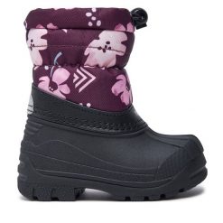 Śniegowce Reima. Fioletowe buty zimowe chłopięce Reima, bez wzorów, bez zapięcia. Za 209.99 zł.