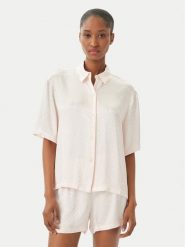 HUGO Koszulka piżamowa Style B 50561023 Różowy jasny Oversize. Czerwone koszule nocne damskie Hugo, xl, bez wzorów, z wiskozy. Za 319.99 zł.