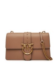 PINKO Torebka Love One Classic ST.CL Al 25-26 PLTT 105857 A0F1 Beżowy. Brązowe listonoszki damskie Pinko, bez wzorów, ze skóry, bez dodatków. Za 1,059.00 zł.