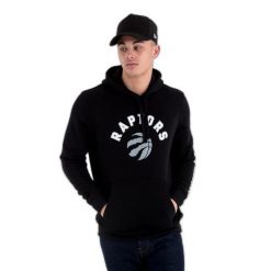 Bluza z kapturem Toronto Raptors NBA. Czarne bluzy męskie New Era, m, bez wzorów, z kapturem. Za 293.50 zł.