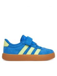 Adidas Sneakersy Vl Court 3.0 IH3960 Niebieski. Niebieskie buty sportowe chłopięce Adidas, bez wzorów, ze skóry, bez zapięcia. Za 199.99 zł.