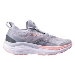 Fitanu Buty do biegania Veturo szare. Szare obuwie sportowe damskie bez wzorów, z materiału, do biegania. Za 394.72 zł.