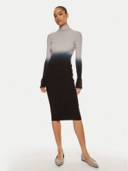 Liu Jo Sukienka dzianinowa WF4356 MA47P Szary Slim Fit. Szare sukienki damskie Liu Jo, xl, bez wzorów, z dzianiny, bez kołnierzyka, bez ramiączek. Za 439.99 zł.