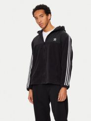 Adidas Bluza adicolor 3-Stripes Teddy IZ4802 Czarny Regular Fit. Czarne bluzy męskie Adidas, m, bez wzorów, z syntetyku, bez kaptura. Za 239.99 zł.
