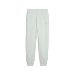 Spodnie dresowe z haftem dla dziewczynek Puma Cat Logo. Zielone spodnie sportowe dla dziewczynek Puma, bez wzorów, z dresówki, na fitness i siłownię. Za 164.00 zł.