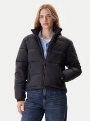 Tommy Jeans Kurtka zimowa DW0DW21619 Czarny Relaxed Fit. Czarne kurtki damskie Tommy Jeans, na zimę, xxs, bez wzorów, z jeansu, bez kaptura. Za 699.99 zł.