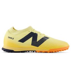 Turfy męskie New Balance TEKELA MAGIQUE TF V4+ ST3TJ45 – żółte. Żółte buty sportowe męskie New Balance, z materiału, bez zapięcia, na fitness i siłownię. Za 269.99 zł.