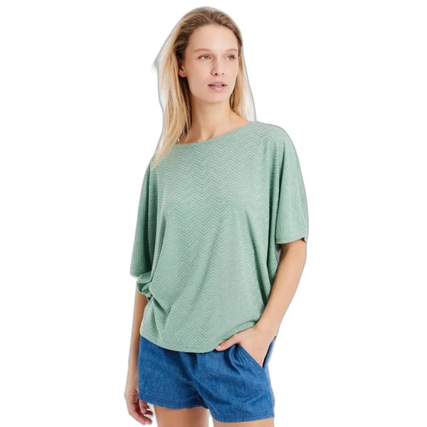Koszulka damska Protest Prtjaba. Zielone t-shirty damskie Protest, s, bez wzorów, z dzianiny, bez kołnierzyka. Za 218.00 zł.