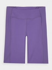 4F Legginsy kolarki trekkingowe damskie - fioletowe XL. Fioletowe legginsy damskie 4f, s, bez wzorów, z dzianiny, klasyczne, z podwyższonym stanem. W wyprzedaży za 59.99 zł.