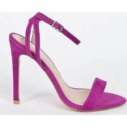 Public Desire - Sandały. Fioletowe sandały damskie Public Desire, z materiału. W wyprzedaży za 129.90 zł.