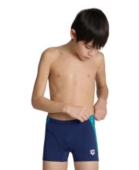 Szorty Kąpielowe Arena Starfish Swim Short junior. Niebieskie szorty dla chłopców Arena, na lato, bez wzorów, z materiału, wakacyjne. Za 91.94 zł.