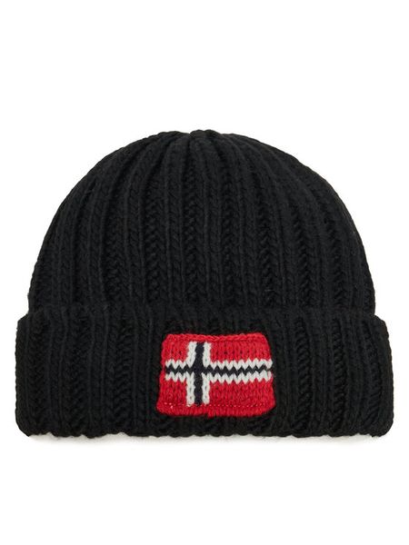 Napapijri Czapka Semiury 6 NP0A4GMH Czarny. Czarne rękawiczki dziecięce Napapijri, bez wzorów. Za 119.99 zł.