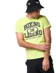 Koszulka z bawełna na co dzień na siłownię. Żółte koszulki sportowe męskie LEONE 1947 APPAREL, s, bez wzorów, z bawełny, bez kołnierzyka, bez ramiączek, na fitness i siłownię. Za 84.16 zł.
