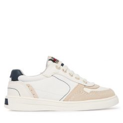 Sneakersy Mayoral. Białe trampki i tenisówki chłopięce Mayoral, bez wzorów, bez zapięcia. Za 229.99 zł.